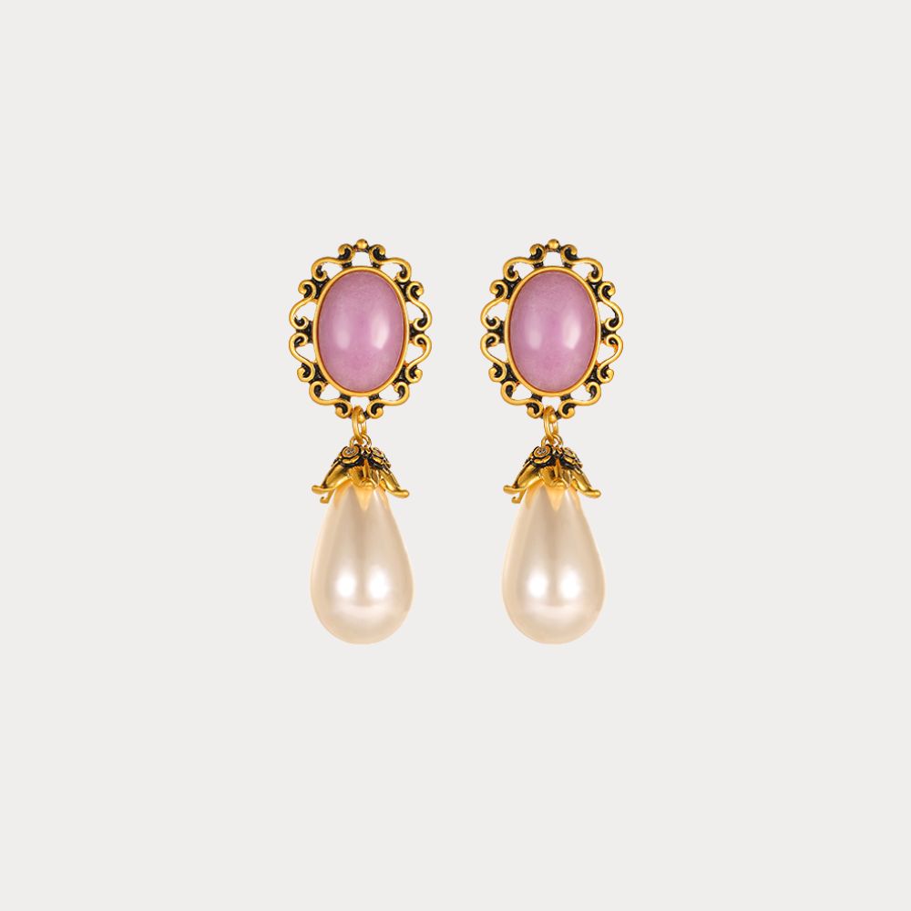 Vintage Pearl Drop Earrings