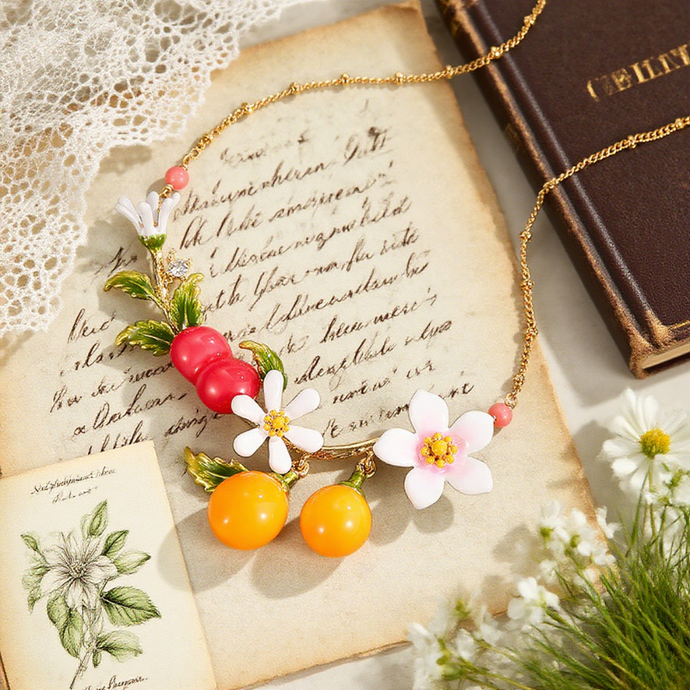 Cherry Tomato Necklace