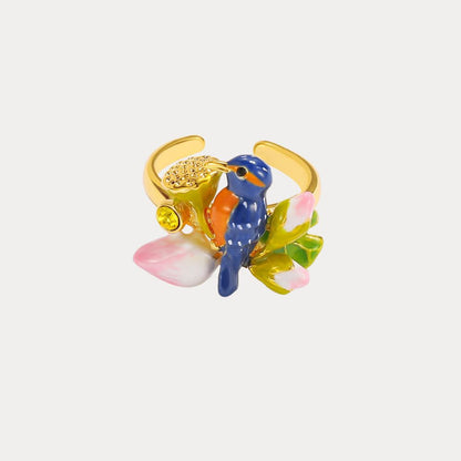 Kingfisher Lotus Ring