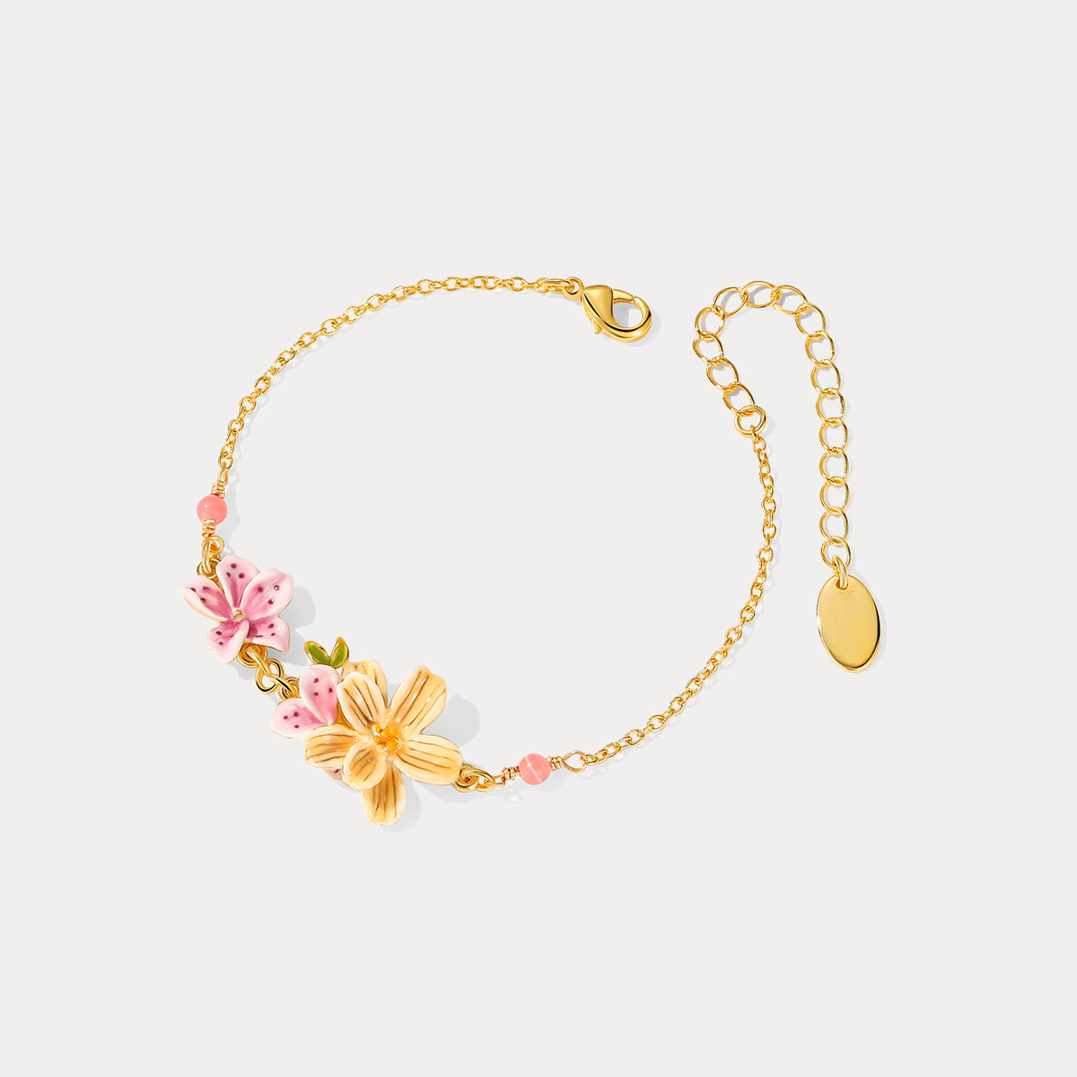 Sweet Pear Flower Bracelet