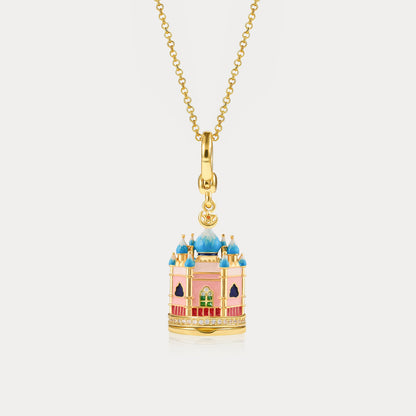 Castle Locket Pendant