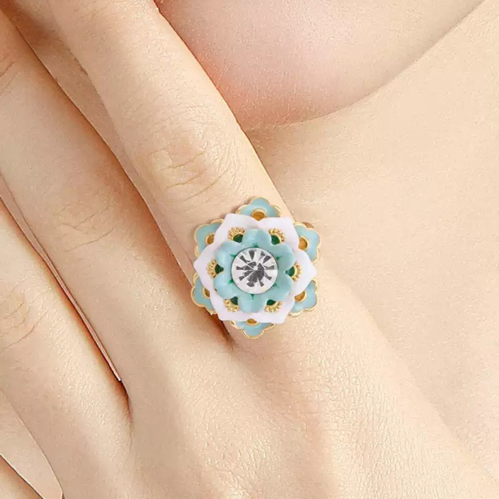 Zen Floral Symphony Ring