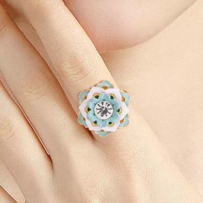 Zen Floral Symphony Ring