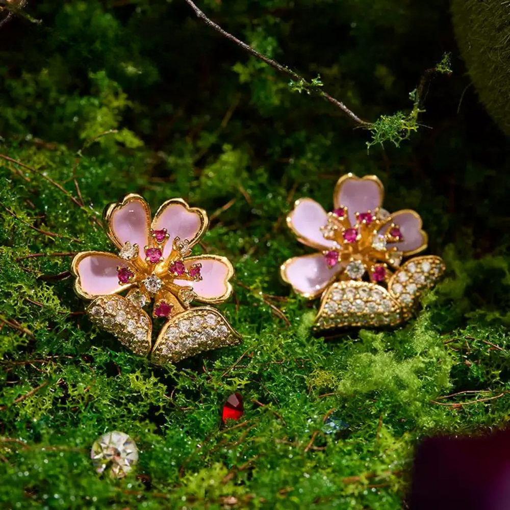 Sakura Stud Earrings