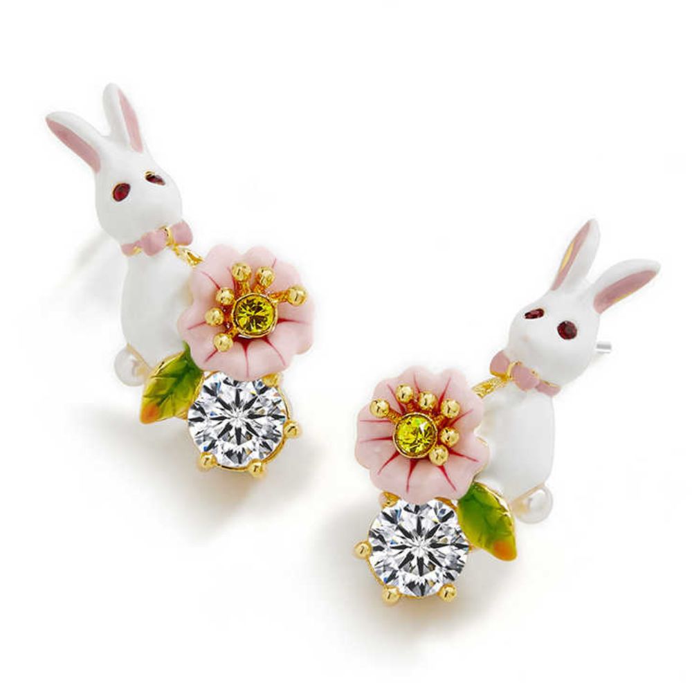 Rabbit Blossom Earring