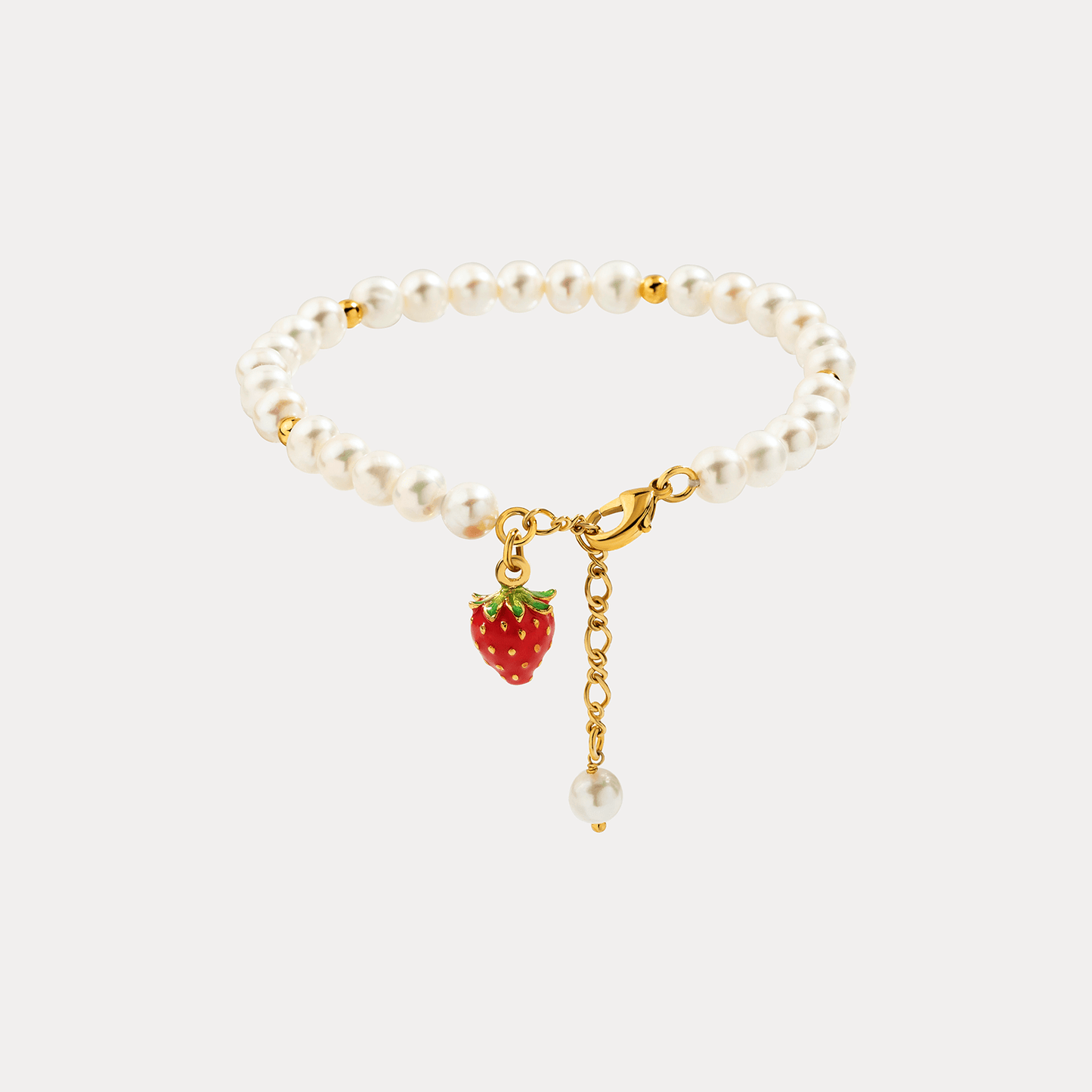 Strawberry Pearl Bracelet