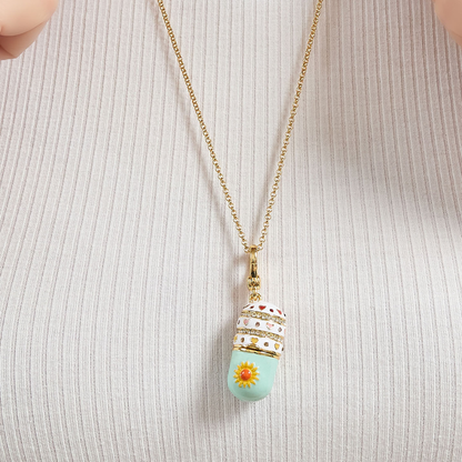 Pet Healing Capsule Pendant
