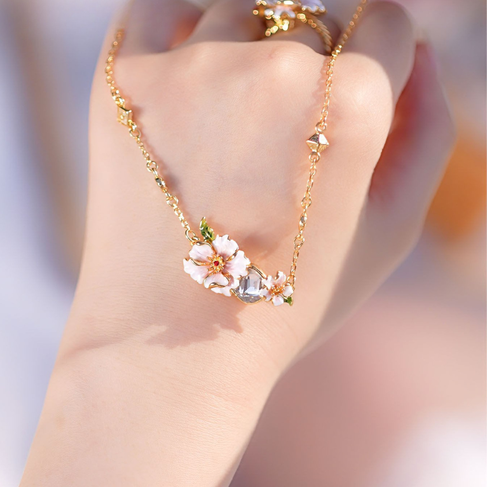 Peach Blossom Necklace