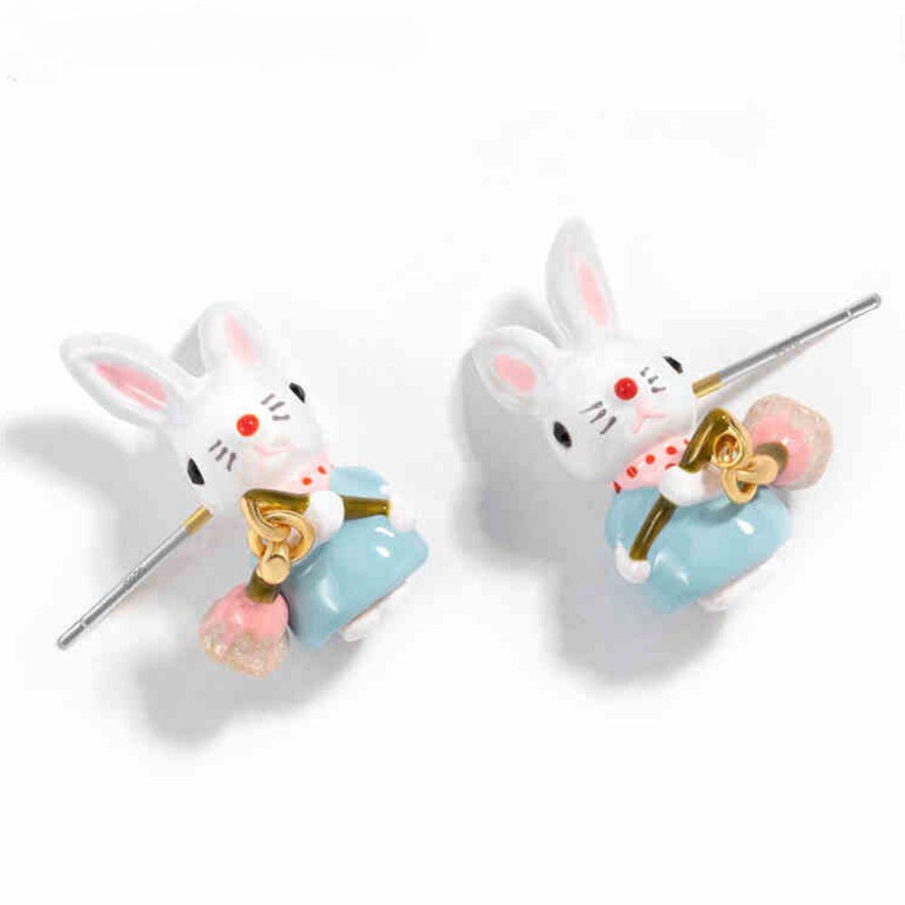 Rabbit Lily Bell Earrings