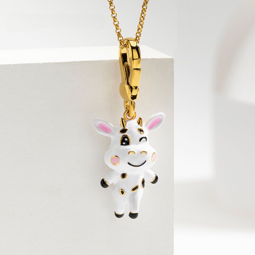 Winking Cow Pendant