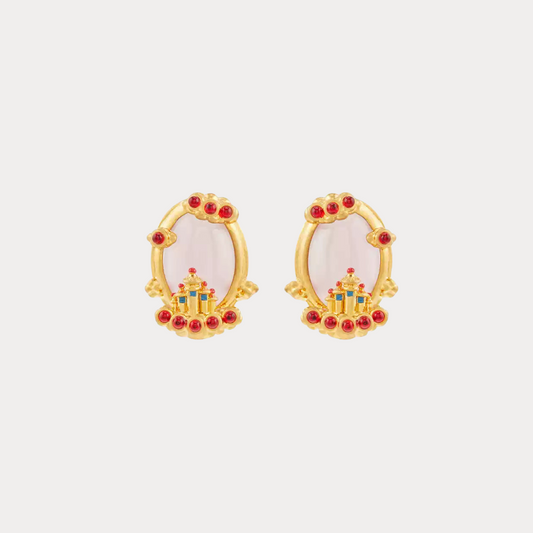 Castle in the Sky Stud Earrings