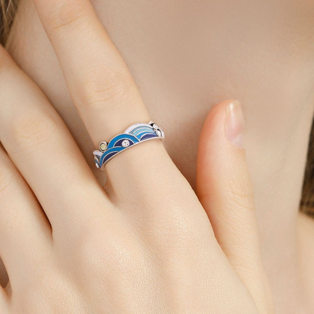 Moonlit Ocean Ring