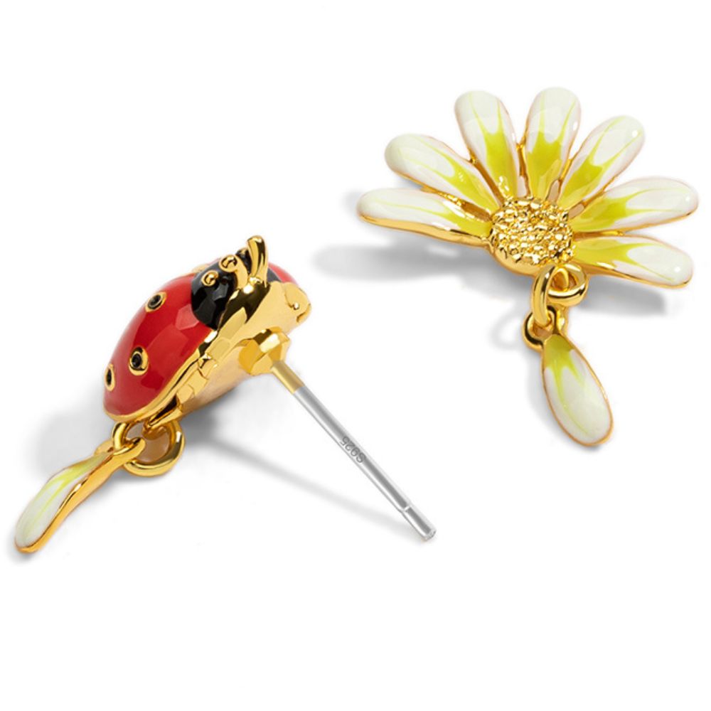 Daisy & Ladybug Earring