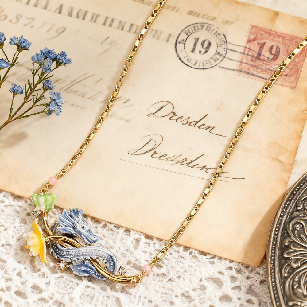 Dragon Lotus Necklace