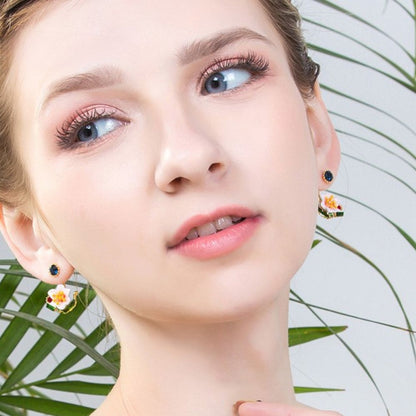 Blooming Floral Drop Earrings