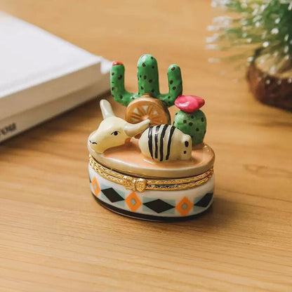 Desert Wildlife Trinket Box