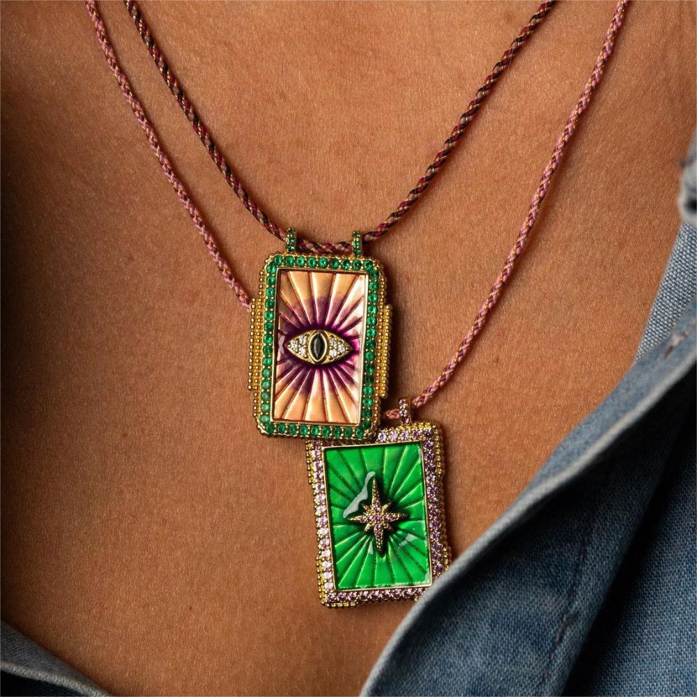 Bohemian Tarot Card Necklace