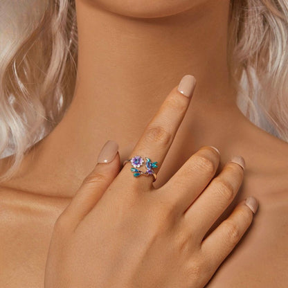 Bird Blossom Ring