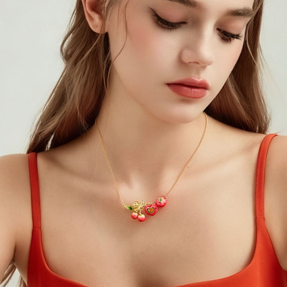 Tomato Necklace