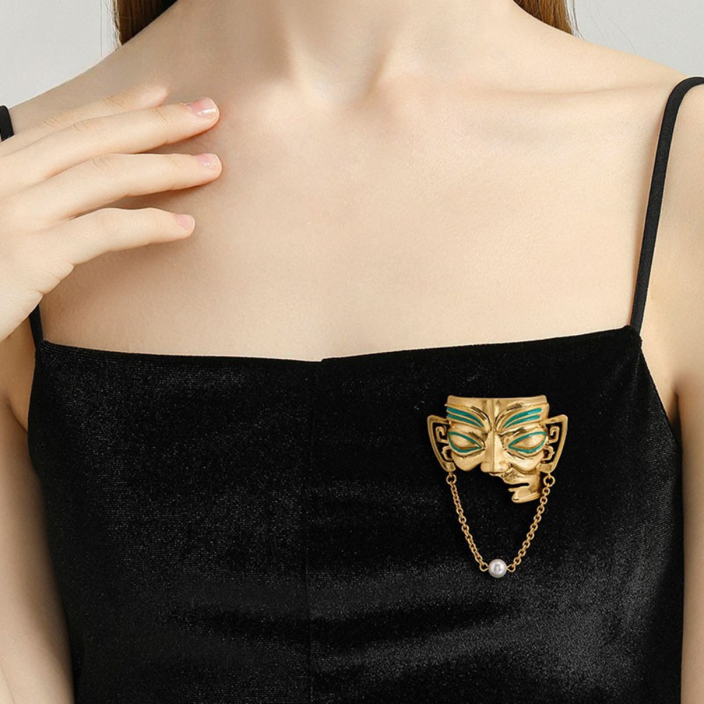 Bronze Echoes Brooch