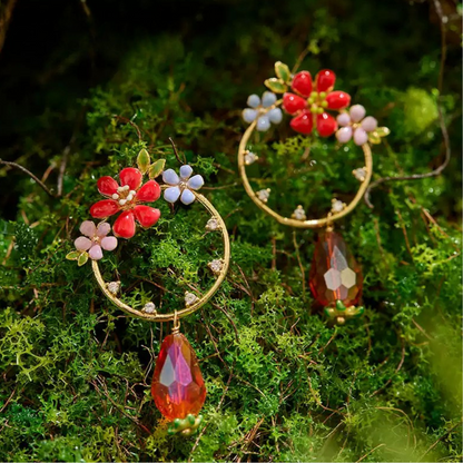 Blossom Hoop Earrings