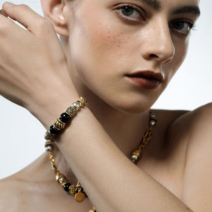 Vintage Sunflower Radiance Bracelet