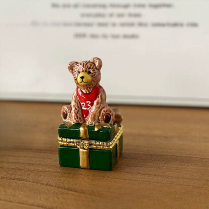 Teddy Bear Trinket Box