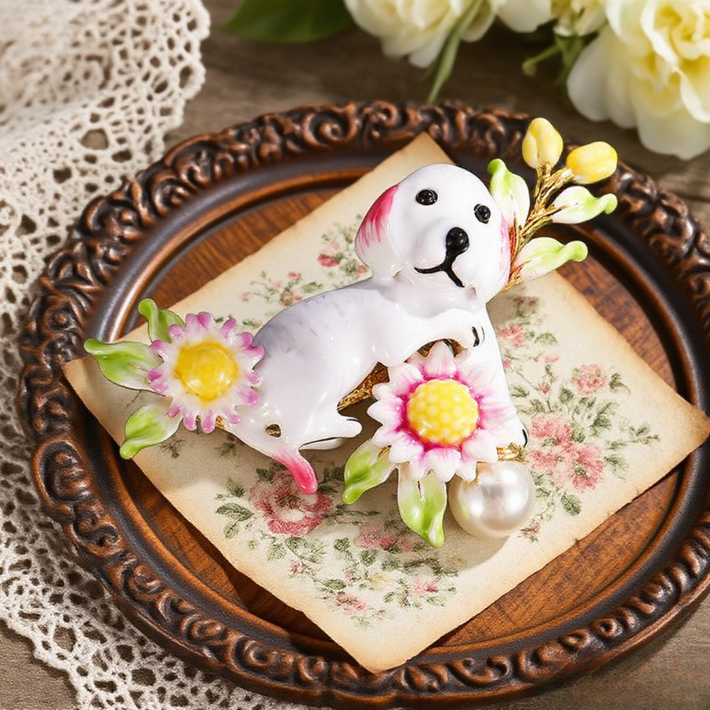 Dog Brooch