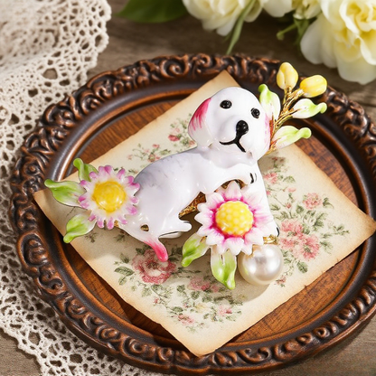 Dog Brooch