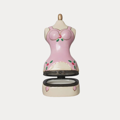 Pink Dress Mannequin Trinket Box