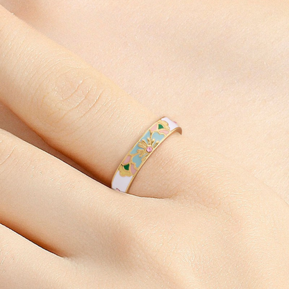 Zen Floral Symphony Ring