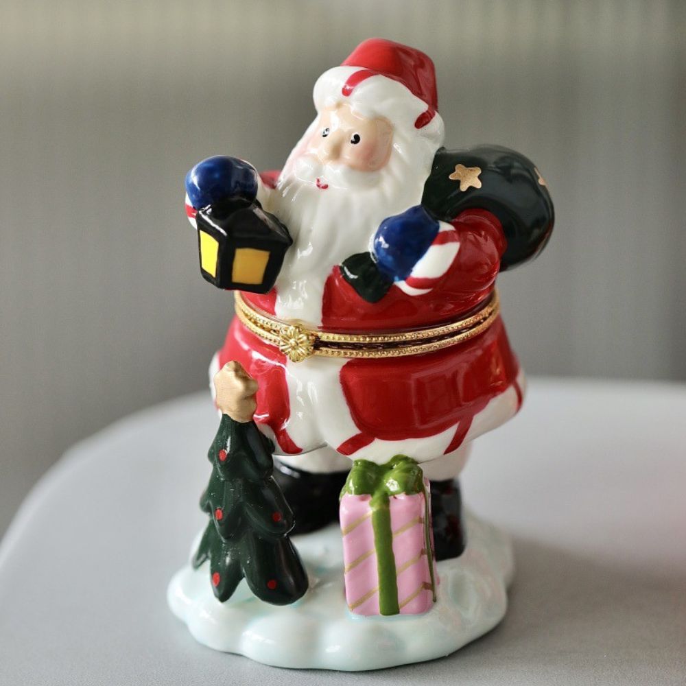 Santa Claus Lantern Trinket Box