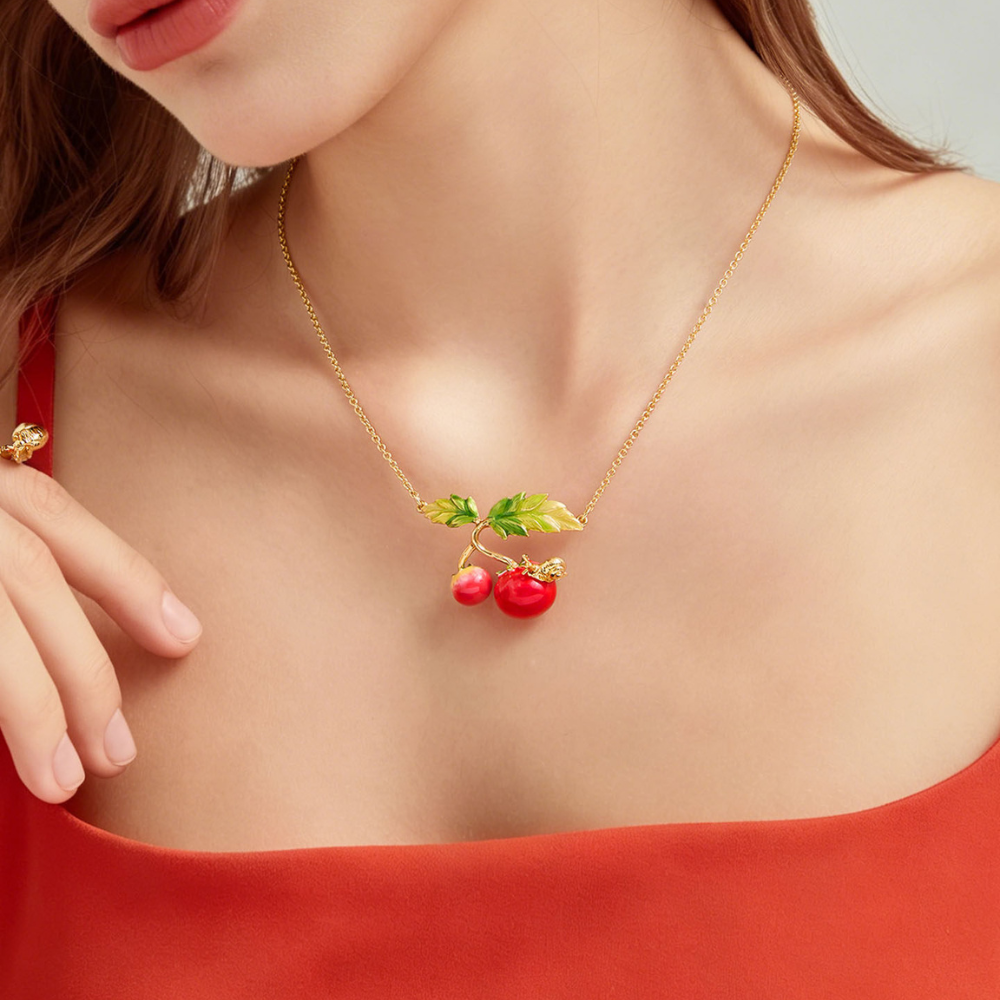 Tomato Necklace