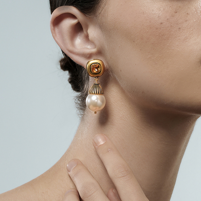 Vintage Pearl Earrings