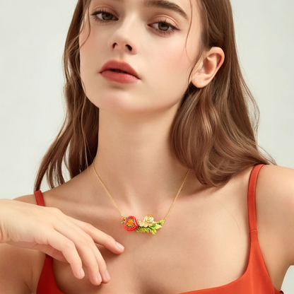 Tomato Necklace
