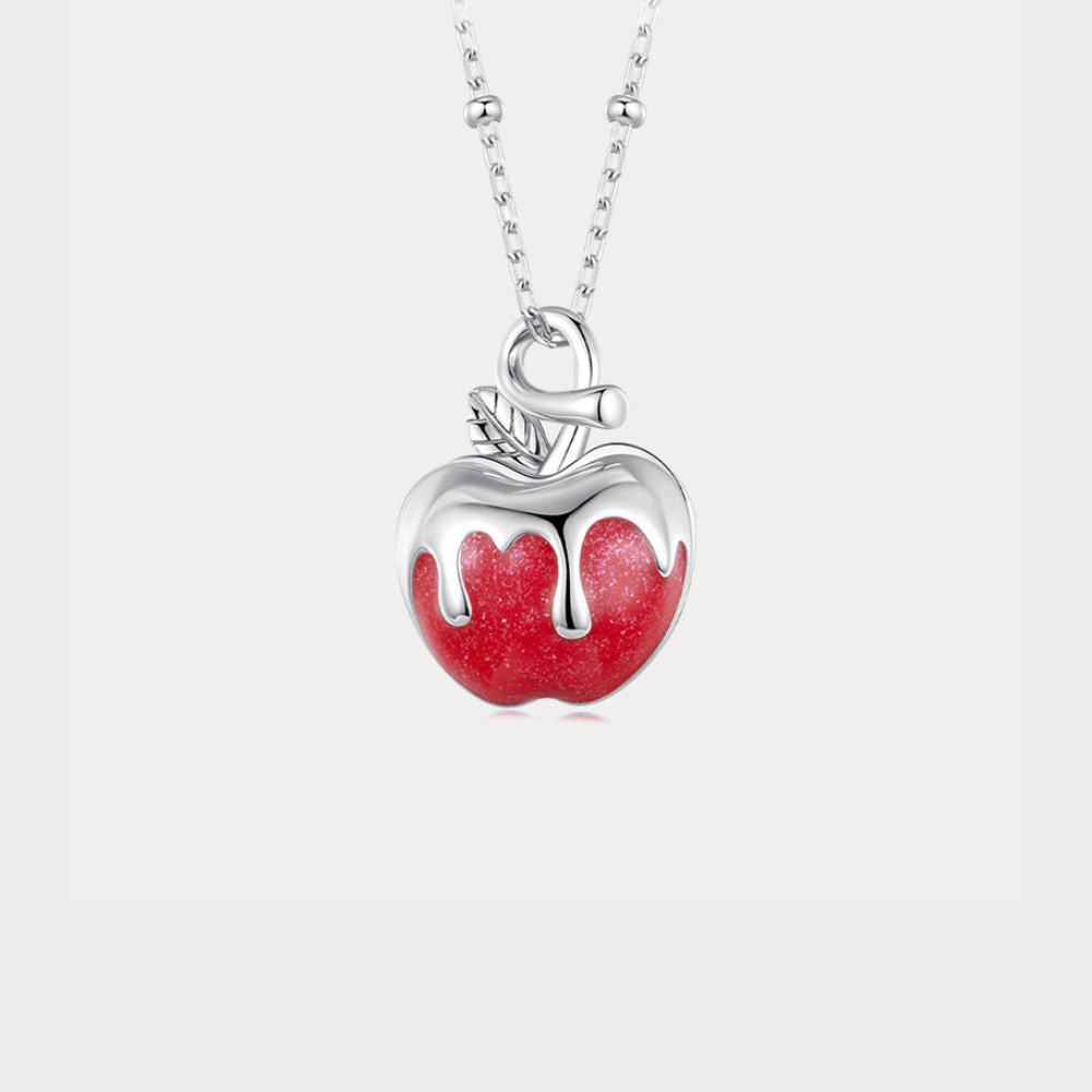 Christmas Apple Locket Necklace