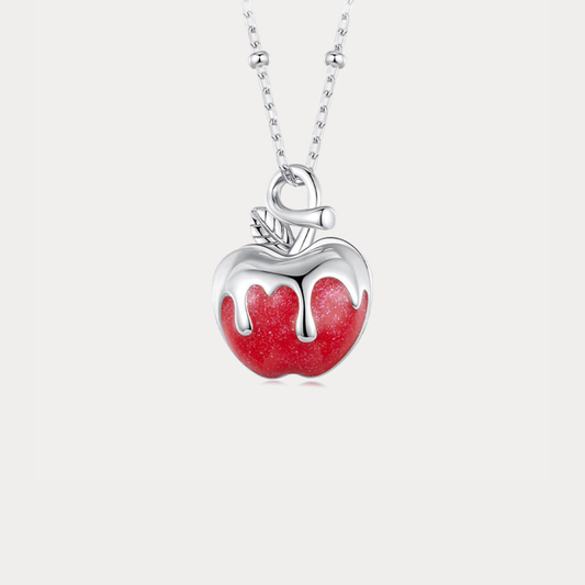 Christmas Apple Locket Necklace