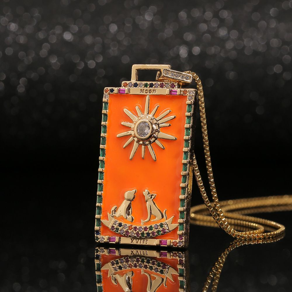 Tarot Card Necklace - The Moon