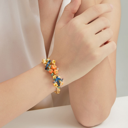 Persimmon Magpie Bracelet