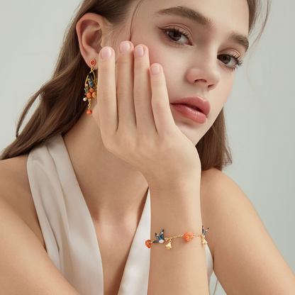 Persimmon Magpie Bracelet