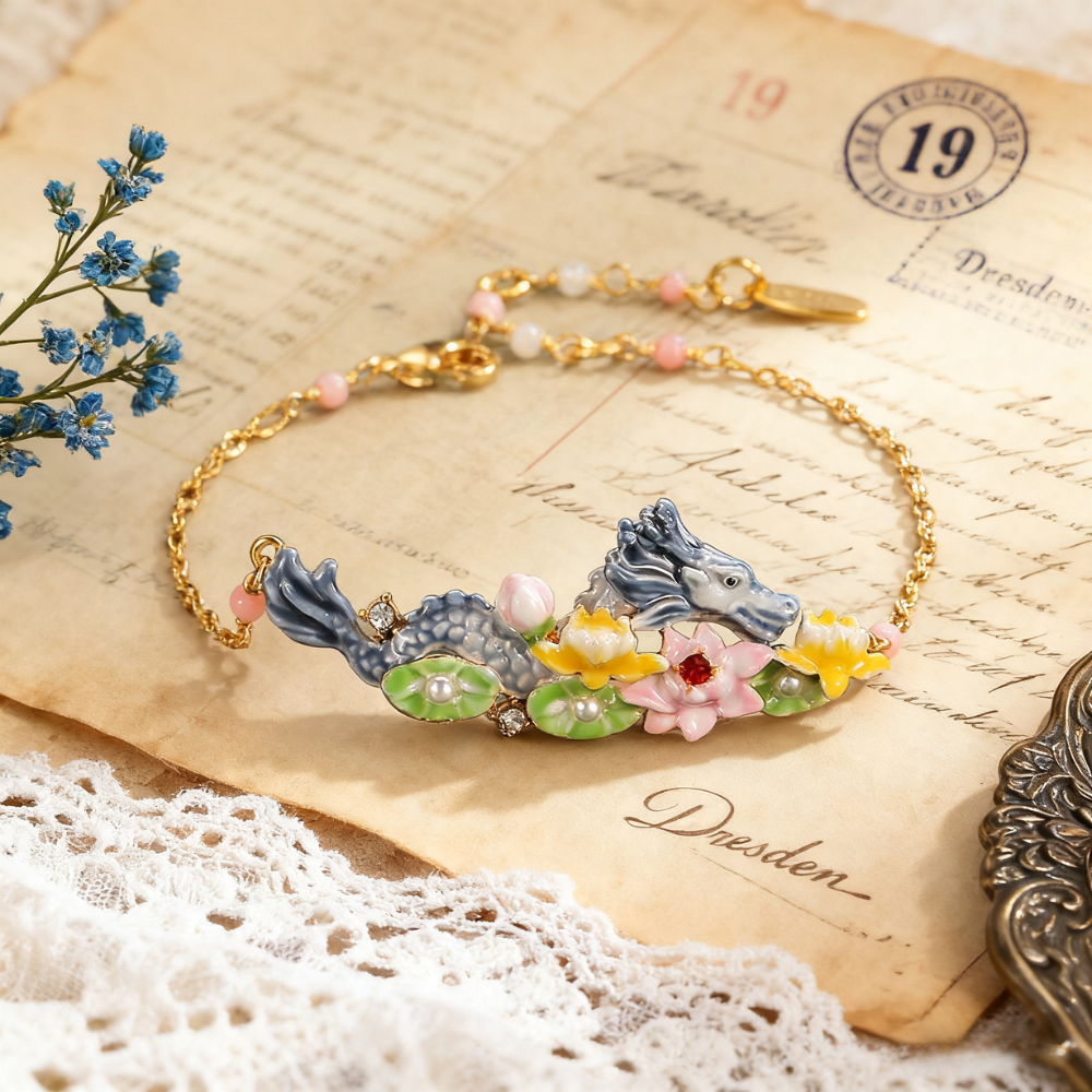 Dragon Lotus Bracelet