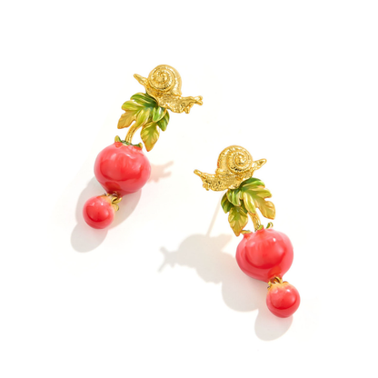 Tomato Earrings
