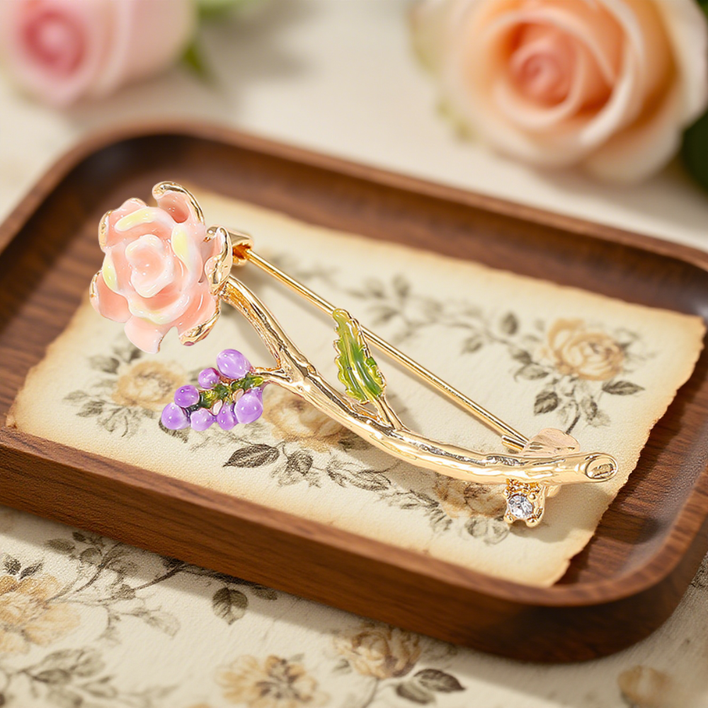 Lavender Brooch