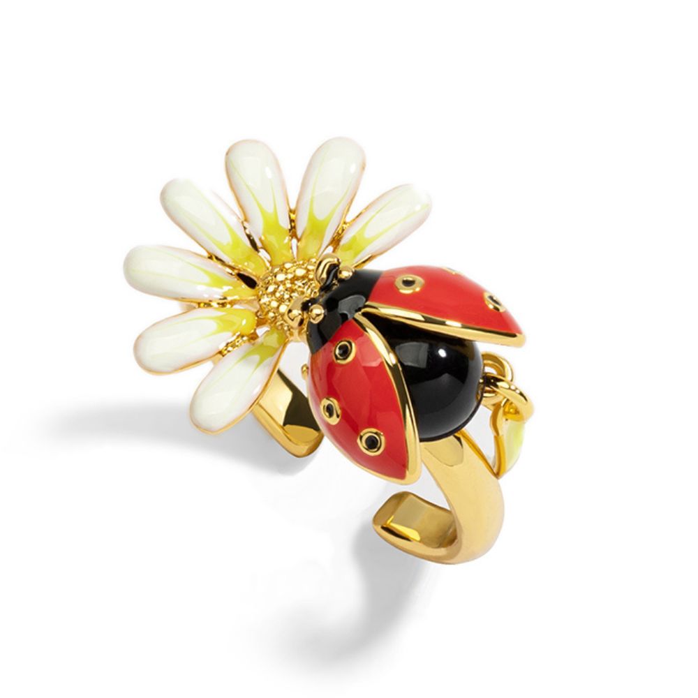 Daisy & Ladybug Ring