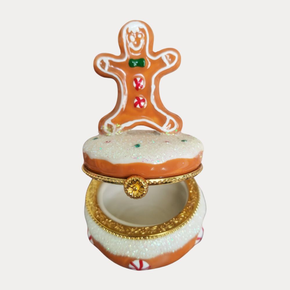 Gingerbread Man Trinket Box