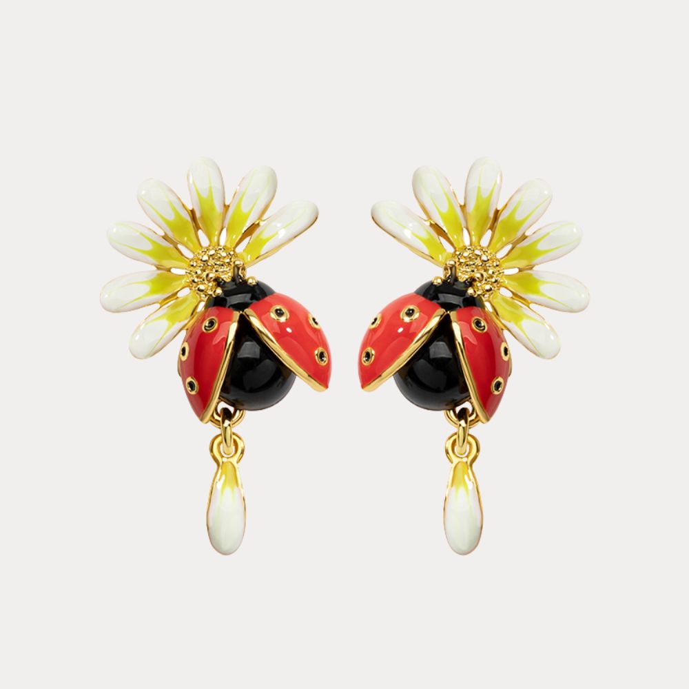 Daisy & Ladybug Earring