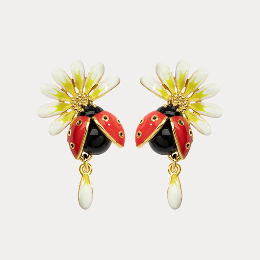 Daisy & Ladybug Earring