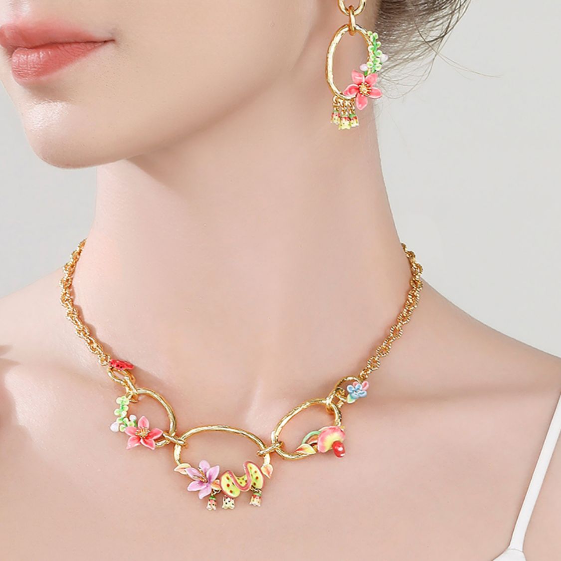 Tropical Blossom Necklace