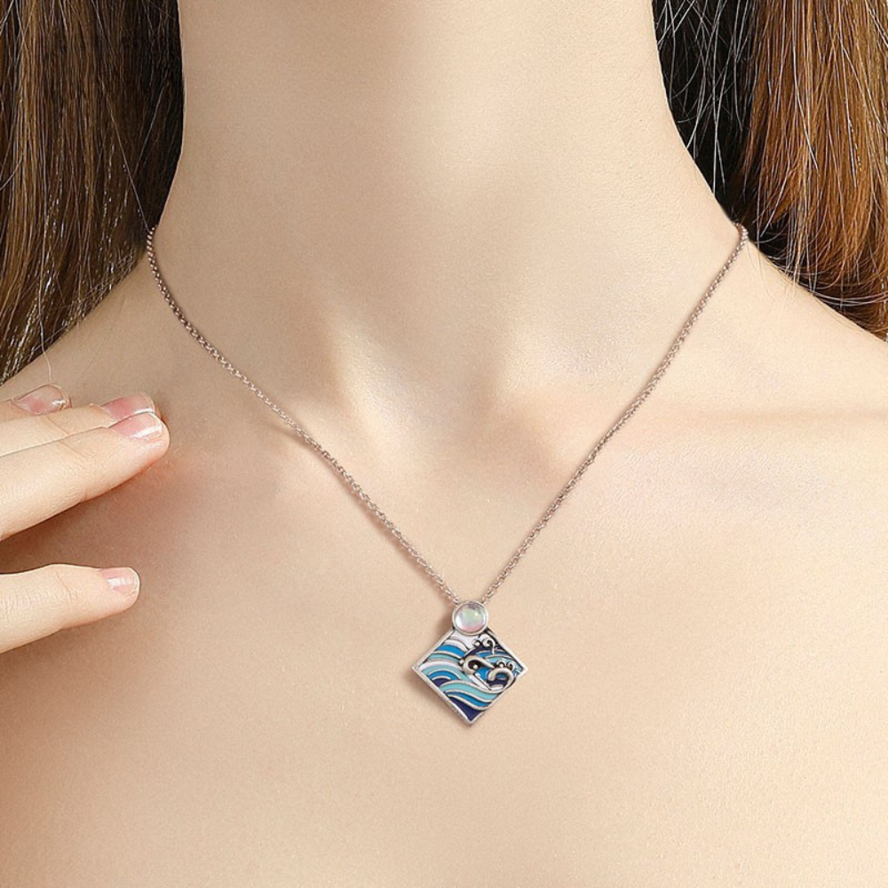Moonlit Ocean Necklace