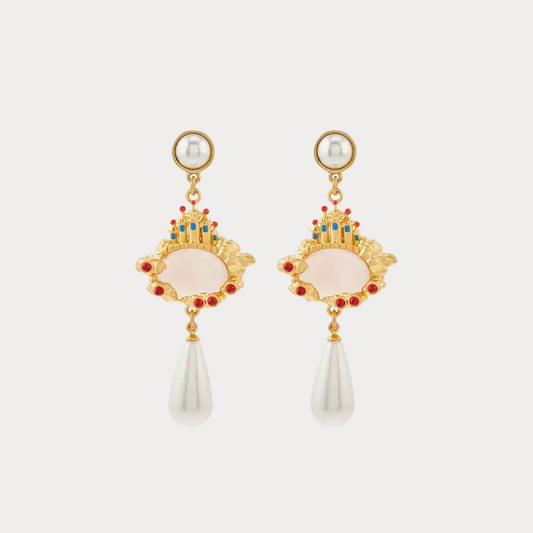 Castle in the Sky Drop Earrings